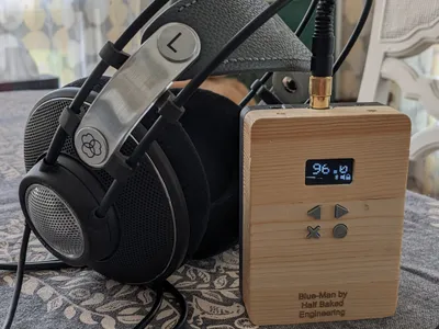 BluMan - Overengineered Bluetooth Headphone Amplifier